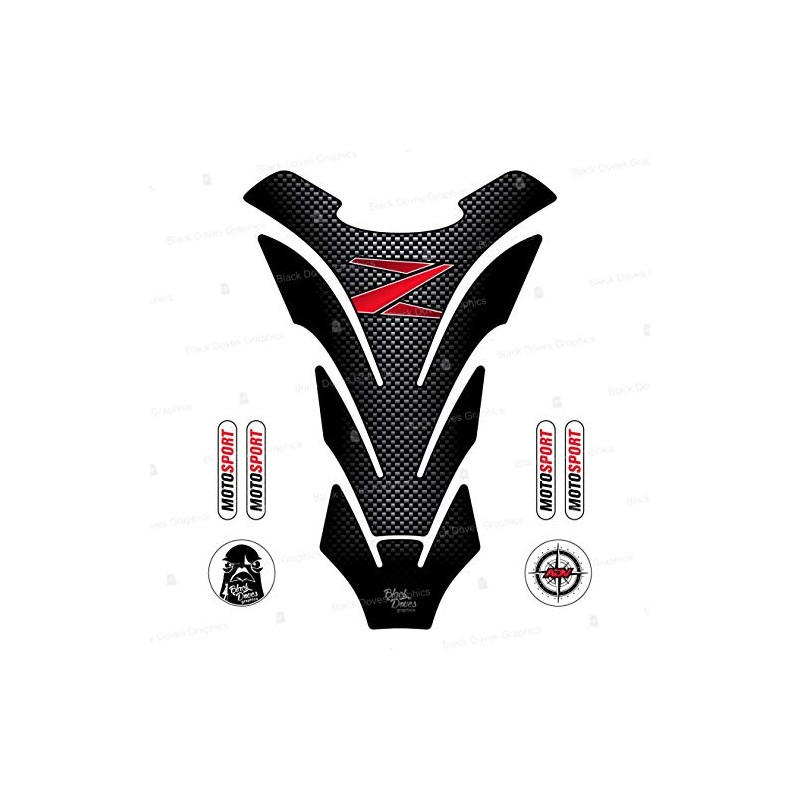 Tank Protector Resin Compatible with Motorcycle Kawasaki Z750 Z1000 Z750