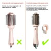Cepillo Alaciador/rizador Y Secador De 4 En 1 Cepillo Secado