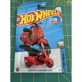 Hot Wheels 2024 HOT WHEELS VESPA 90 SS SUPER SPRINT (1966) FACTORY FRESH 6/10 NEW FOR 2024