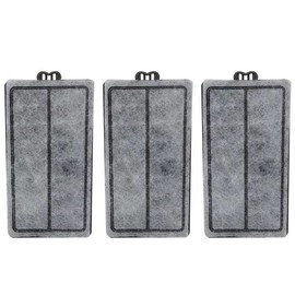 AQUA-ATL Turtle Filter 105 GPH Adjustable Submersible (Up to 40 Gal) Waterfall Turtle Fish Tank Filter (Filter Cartridge (3 Pcs))