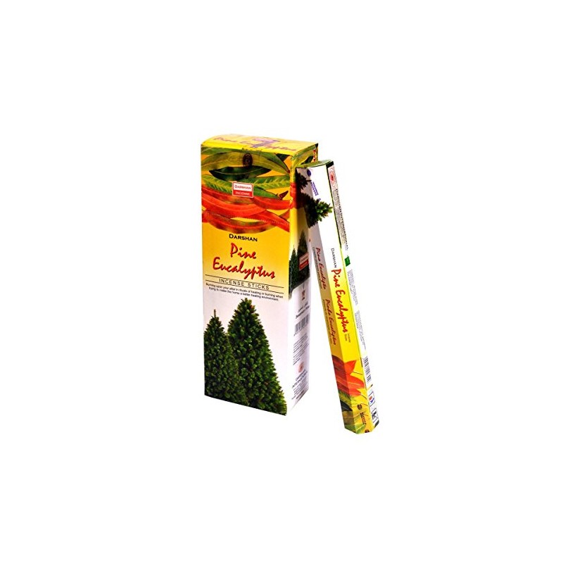 Darshan Incienso de eucalipto, 120 Varillas