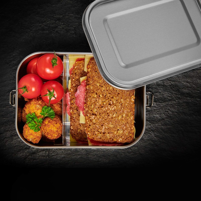 Lurch Snap 240881 Lunch Box Stainless Steel 100% Leak-Proof 1200
