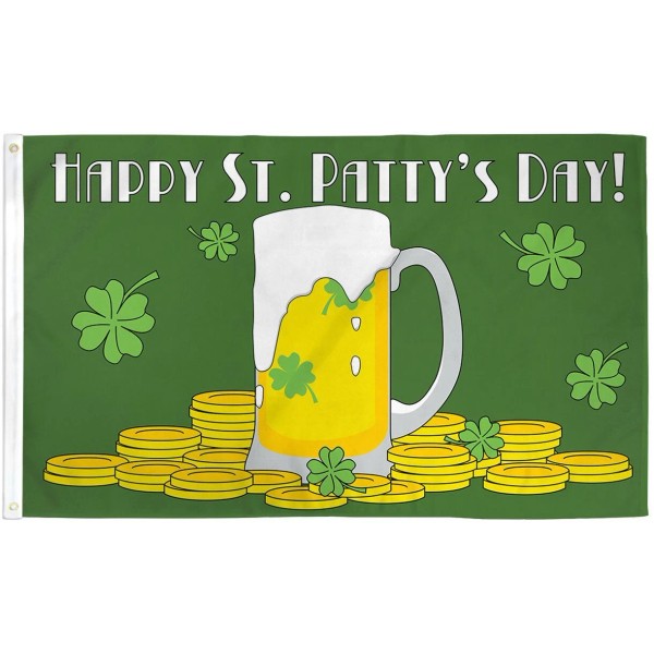 Unbranded 10 x "HAPPY ST. PATTY'S DAY!" flag 3x5 ft