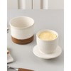 XELA Ceramic Butter Crock, The Original Reactive Two-Colour Glaze, Butter