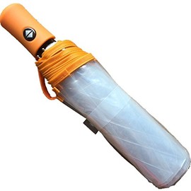WerFamily Clear Transparent Folding Auto Open Auto Close Umbrella Rainy