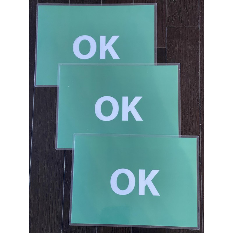 Help & OK Sign for Emergency Use for Home and