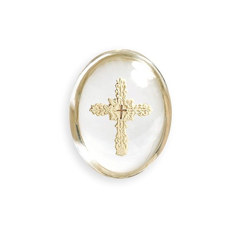 AngelStar 8745 Cross Worry Stone, 1-1/2-Inch