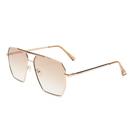 AIRE Asteroid Sunglasses - Gold, Aviator, Women's, Classic Retro Style