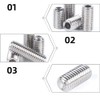Set of 20 Hexagon Socket Set Screws M6 Screws Potato