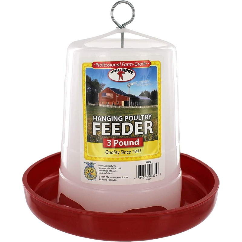Little Giant® Plastic Hanging Poultry Feeder | Heavy Duty Automatic