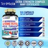Cayenne Pepper Supplements Extract Capsules, 180 Capsules & Berberine, Apple,