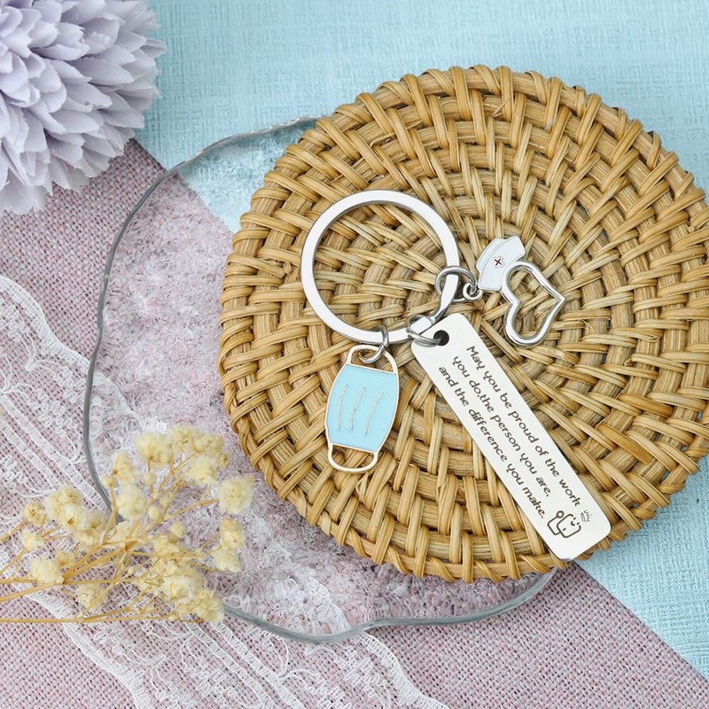 Kroziet Nurse Gifts for Women,Nursing Graduation Gift,Nurse Gifts,Nurse Keyring,Student Nurse