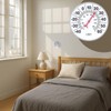 infactory Wall Thermometer: Bimetal Thermometer for Indoor and Outdoor Use,