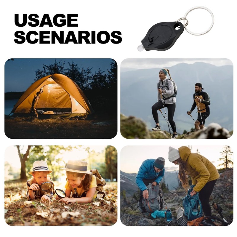 3 Pack UV Money Checker Keychain Torch - Mini LED