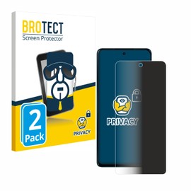 brotect (2 Pack Privacy Screen Protector compatible with Motorola Moto G75 [Anti-Spy, Protection-Film, Blue Light Filter]