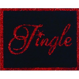 The Gift Wrap Company Boxed Holiday Christmas Cards, Glitter Jingle