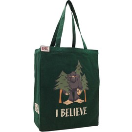 Lazy One Canvas Tote Bag, Novelty Tote Bag for Women and Men, Reusable Shopping Bags, Perfect for Shopping, Travel and Work (Bigfoot)