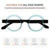 Eyekepper Round Reading Glasses for Women Retro Readers Eyeglasses -