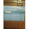 PACIFIC NORTHWEST WASHINGTON STATE FERRIES CHRISTMAS POST CARD FERRY IN