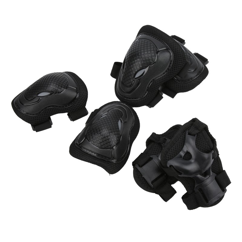 Roller Skate Protection Gear Set Adjustable Knee Elbow Pads Wrist