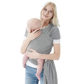 Baby Wrap Carrier,Newborn to Toddler Carrier Soft Stretch Natural Cotton Material Lightweight Breathable Baby Sling,Hands Free Baby Carrier Sling, Baby Carriers for Newborn,Infant