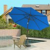 Tobeos 10FT Patio Umbrella, Outdoor Umbrella with Push Button Tilt