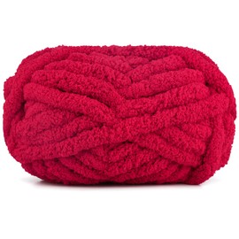 Thick Yarn for Hand Knitting, Diameter 2 cm Thick Yarn Knitting Yarn, Thick Yarn for Crochet, Yarn Thick Yarn Fluffy, Thick Yarn for Blanket, Chunky Knit Soft Wool Yarn Pet Bed Sofa 226 g