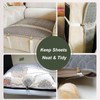 HDXH 4 PCS Bed Sheet Clips,Adjustable Bed Sheet Straps,Adjustable Bed