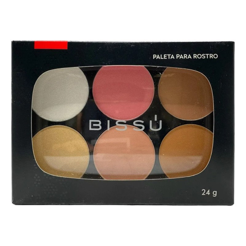 Kit De 4 Paletas De Maquillaje Bissú, Rubores E Iluminadores