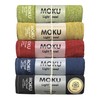 MOKU Face Towels, Set of 5, 13.0 x 39.4 inches