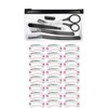 aplans Eyebrow Template Scissors for Men and Women, Eyebrow Cutter,
