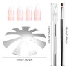 Tucnoeu 3 Pieces French Tip Cutter Nail Manicure Edge Trimmer