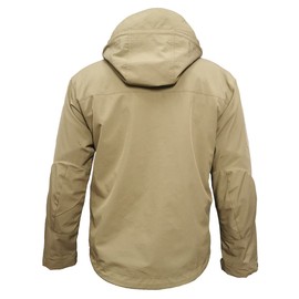 HAN·WILD Men's Tactical Jacket Lightweight Windbreaker Spring Combat Soft Shell with Hooded Military Outdoor Coats