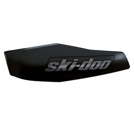 Ski-Doo Snowmobile Black Handlebar Air Deflector Caps, Vehicles with Transparent Handguards, Dark Smoke Handguards or Flexible Handguards, 860201346