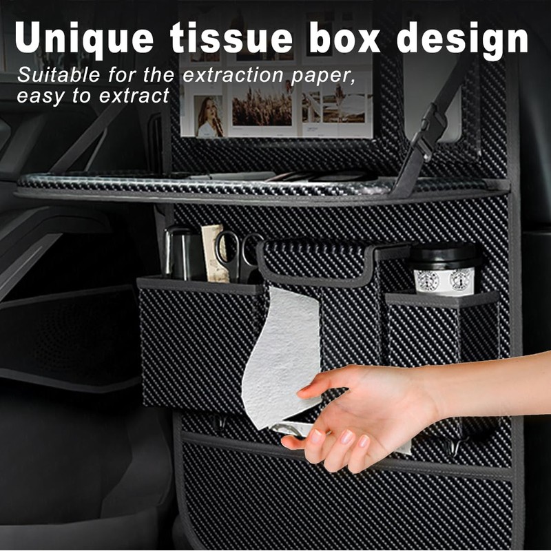 XDV Car Seat Organizers,Multi-functional Back Seat Protectors, Storage Pouches, and