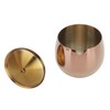 Large Stainless Steel Sugar Bowl Spice Jar With Lid Storage