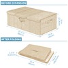 Hoyula Deep Under Bed Storage Container, 10" Tall Height Underbed
