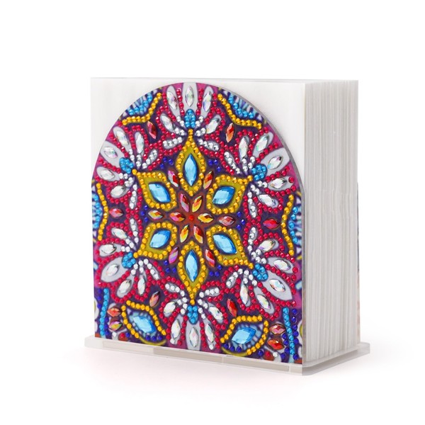 Diamond Art Painting Napkin Holder for Table, DIY 5D Diamond