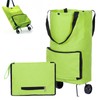Carrito de Compras Plegable, Carrito de Mandado con Ruedas, Bolsa