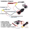 170° Reversible Vehicle-Specific Handle Strip Camera Integrated in Case Handle