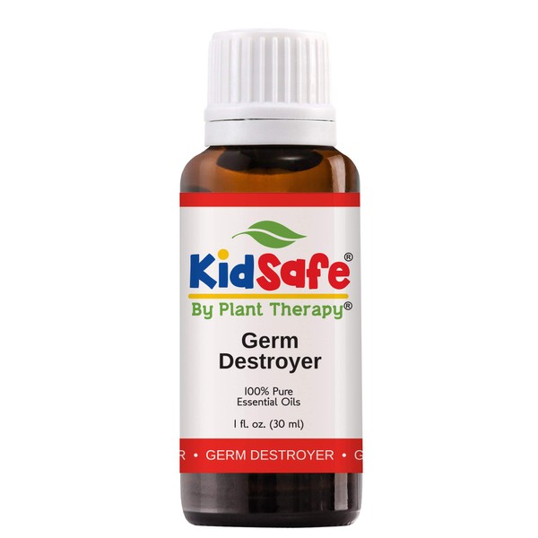 Plant Therapy KidSafe Destroyer Essential Oil Blend - Guard from Illness, Support Blend for Kids 100% Pure, Undiluted, Natural Aromatherapy, Therapeutic Grade 30 mL (1 oz)