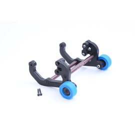 Nylon Wheelie Bar for Arrma 1/7 MOJAVE 6S BLX DESERT TRUCK #ARA7604V2 - Blue Wheels