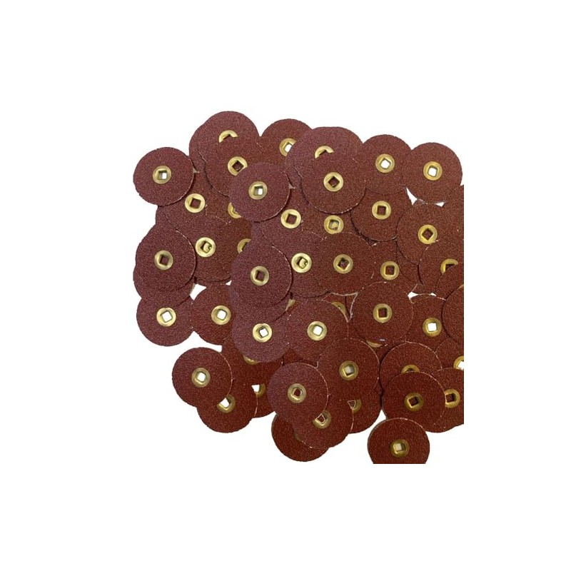 E C Moore's Adalox Medium Grit 7/8" Sanding Disc Snap