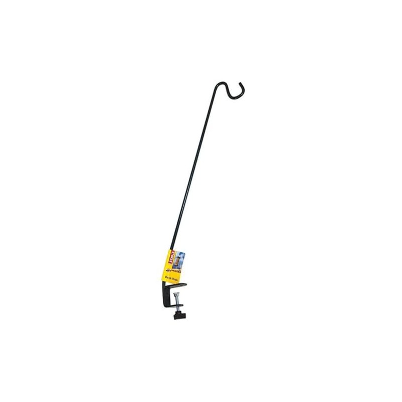 More Birds 13 inch Clamp-On Deck Steel Hook for Bird