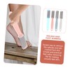TOVINANNA 4pcs Double-sided Stainless Steel Foot File Pedicure Tool Callus