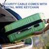 PATIKIL 12 Inch Safety Cable Lock, 4 Pack 0.08 Diameter