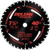 SKIL 75940 Titanium 7-1/4-Inch 40 Tooth ATB Thin Kerf Crosscutting