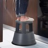 CHEFJOY Rolling Step Stool, Kick Stool Holds up to 350