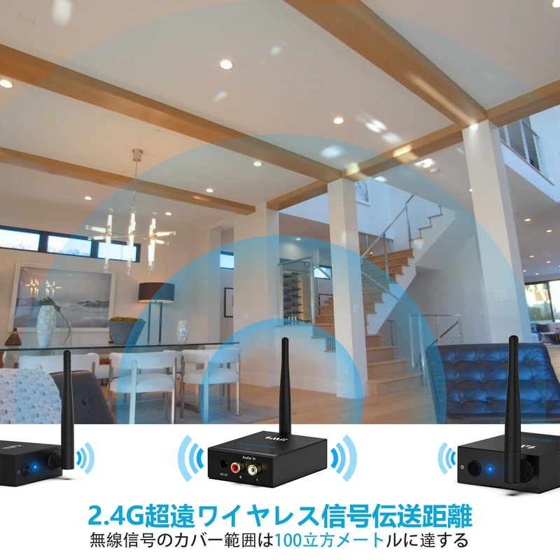 1Mii Wireless Audio Transmitter, Receiver, Transmitter, Receiver, 3 in 1
