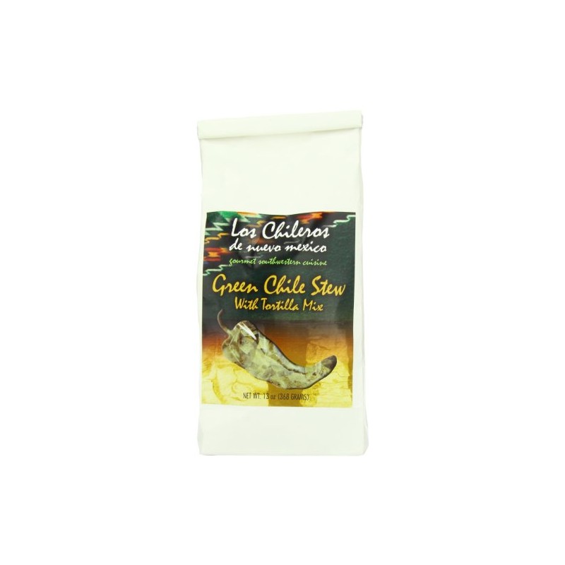 Los Chileros Green Chile Stew Kit with Tortilla Mix, 13